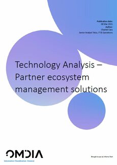 Technology Analysis – partner ecosystem management solutions