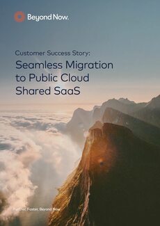 Seamless migration to public cloud shared SaaS