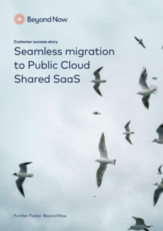 Seamless migration to public cloud shared SaaS
